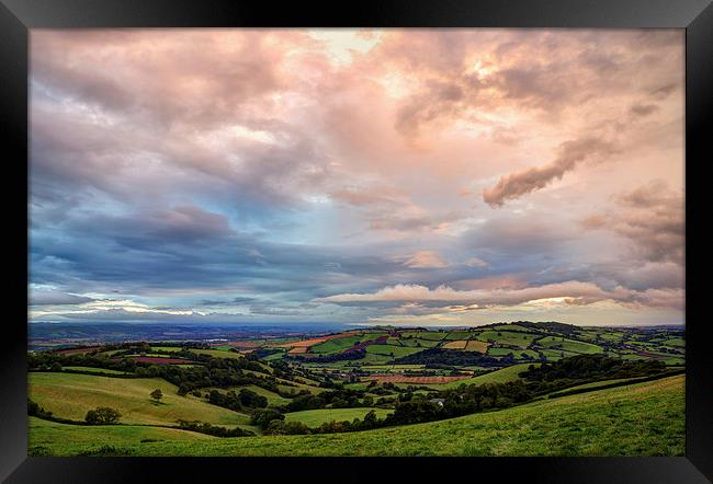 The Exe Valley Framed Print by Pete Hemington