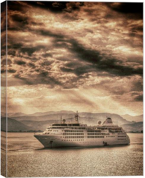 Cruise ship Canvas Print by Scott Anderson