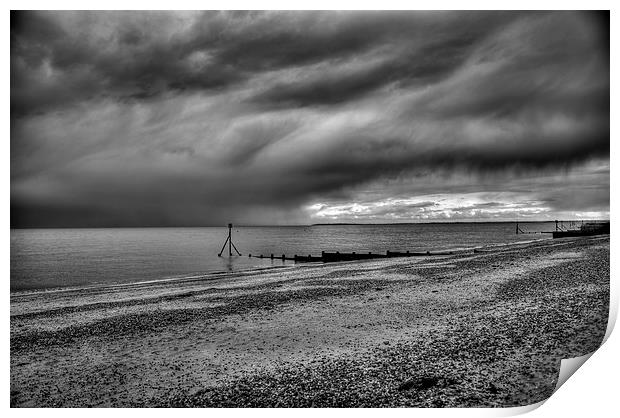 Storm approaching from the East Print by matthew  mallett