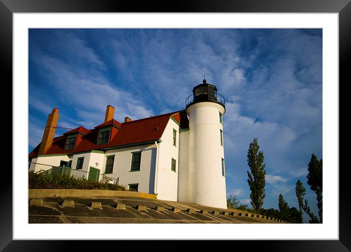 Point Betsie Lighthouse Framed Mounted Print by Ian Pettman
