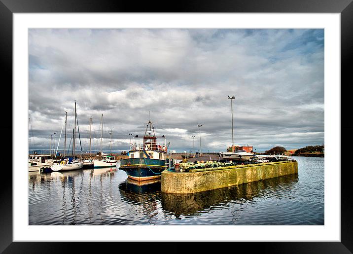 Nairn Harbour Framed Mounted Print by Jacqi Elmslie