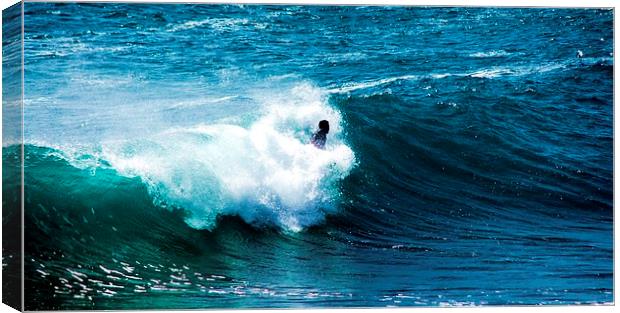 IN THE SURF Canvas Print by Anthony Kellaway
