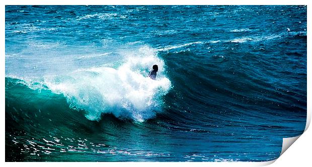 IN THE SURF Print by Anthony Kellaway