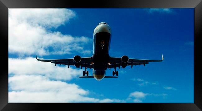 AIRBUS  A-321 G-ZBAD Framed Print by Anthony Kellaway