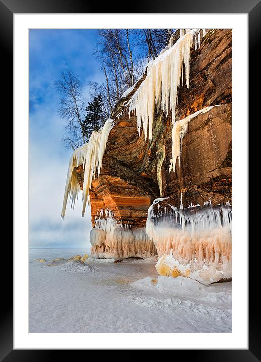Frozen Framed Mounted Print by Jonah Anderson Photography