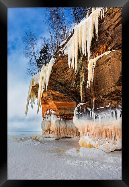 Frozen Framed Print by Jonah Anderson Photography
