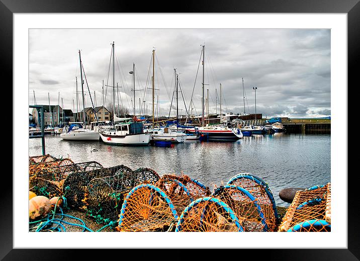 Harbour Nairn Scotland Framed Mounted Print by Jacqi Elmslie
