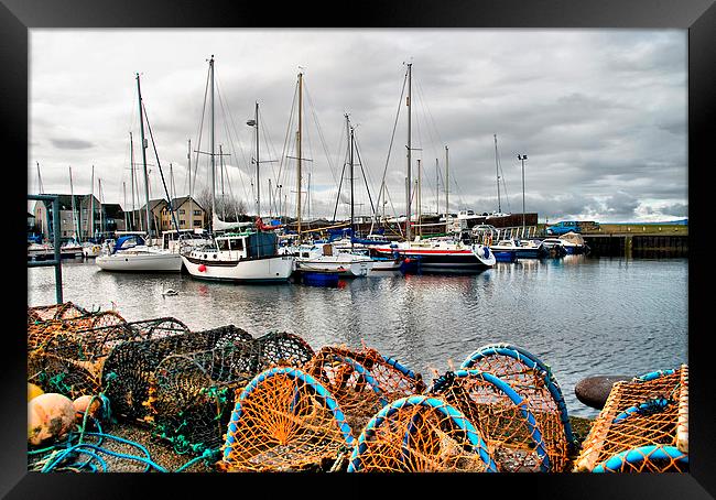 Harbour Nairn Scotland Framed Print by Jacqi Elmslie