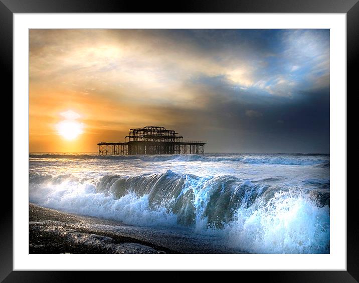 Solstice storm Framed Mounted Print by Terry Busby