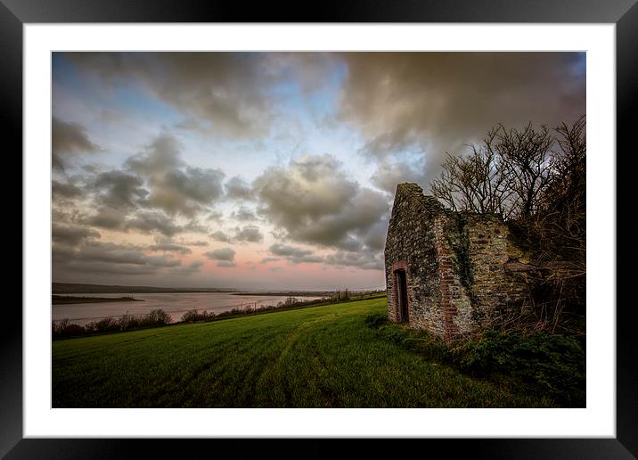 River Taw Estuary Framed Mounted Print by Dave Wilkinson North Devon Ph