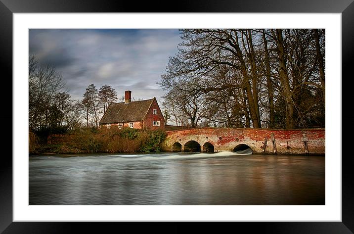 Lyng Mill Framed Mounted Print by Mark Bunning