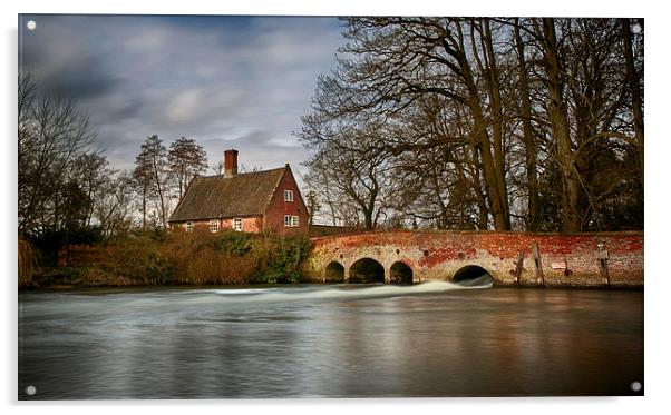 Lyng Mill Acrylic by Mark Bunning