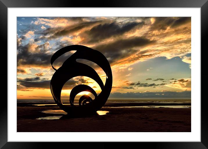 Marys Shell At Sunset Framed Mounted Print by Gary Kenyon