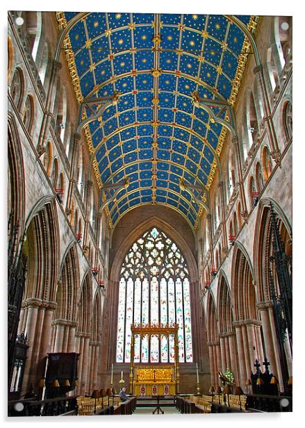 Carlisle Cathedral Acrylic by Stephen Brown
