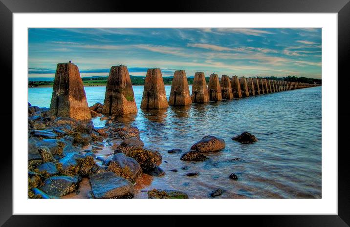 The Causeway Framed Mounted Print by Steve Falla