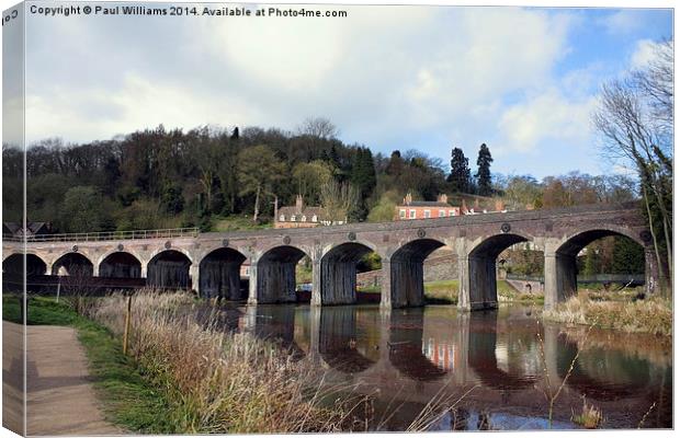 Coalbrookdale Viaduct Canvas Print by Paul Williams