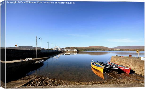 Causeway to Achill Canvas Print by Paul Williams