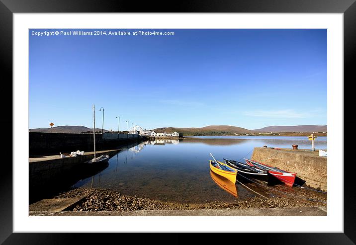 Causeway to Achill Framed Mounted Print by Paul Williams