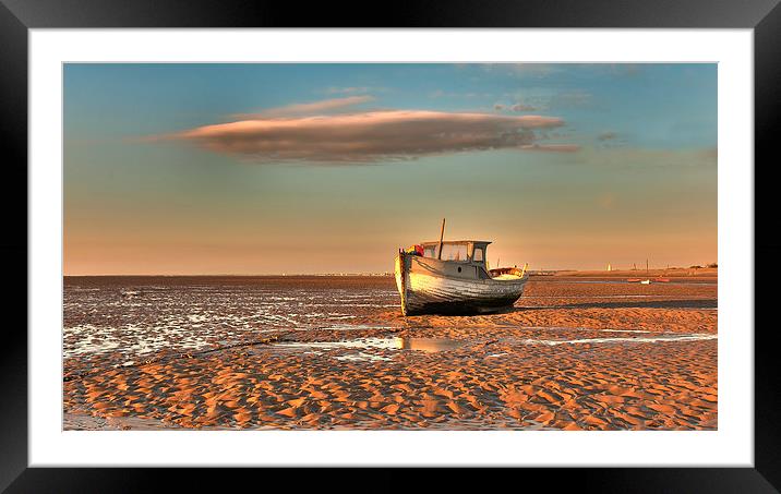 Boat Framed Mounted Print by Mike Janik