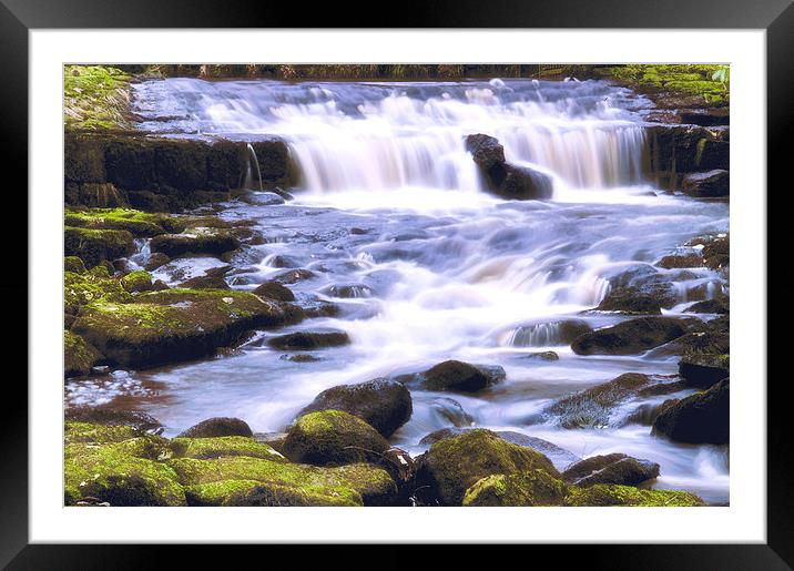 Hardcastle Crags Framed Mounted Print by David Yeaman