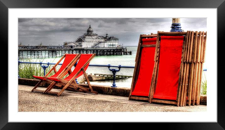Eastbourne Pier Framed Mounted Print by Andy Huntley