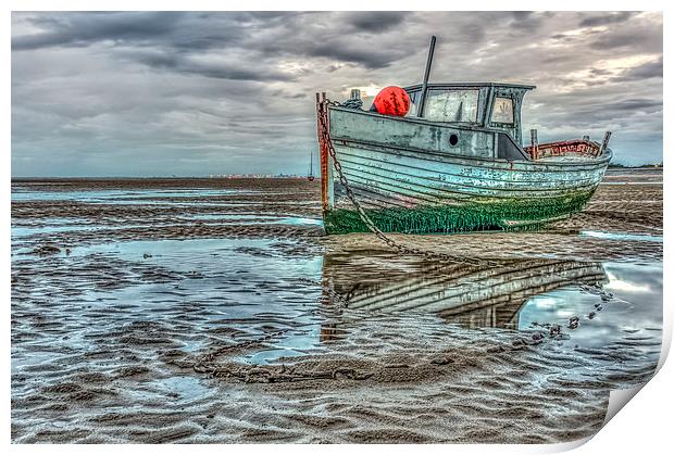 Old Boat Print by Mike Janik