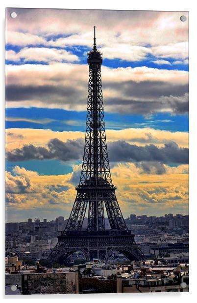 Eiffel Tower, Paris Acrylic by Richard Cruttwell