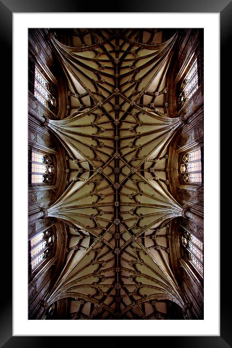 Heavenward--Winchester Cathedral Framed Mounted Print by Stephen Stookey