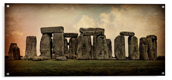 Stonehenge Acrylic by Stephen Stookey