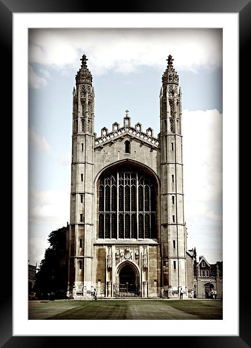 Kings College Chapel Framed Mounted Print by Stephen Stookey