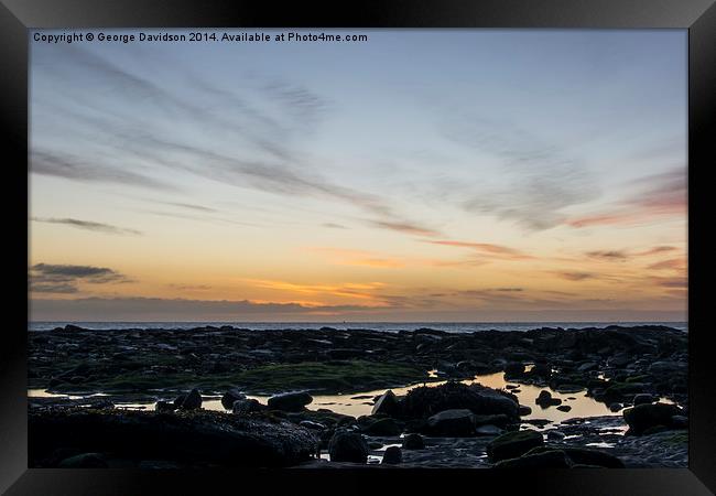 Reaching Framed Print by George Davidson