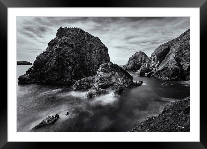 The Rocks Framed Mounted Print by Stuart Gennery