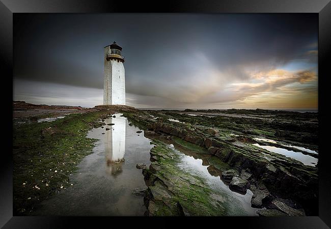 Southerness Lighthouse Framed Print by Grant Glendinning
