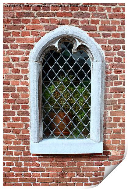 Stone Framed Window Print by Paul Williams