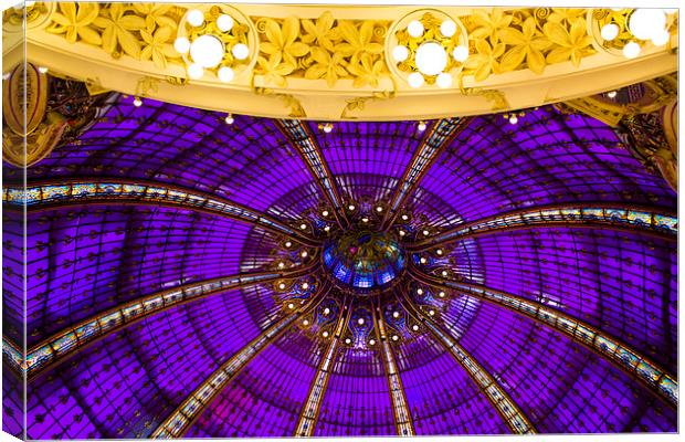 Dome of the Galeries Lafayettes Canvas Print by Iryna Vlasenko