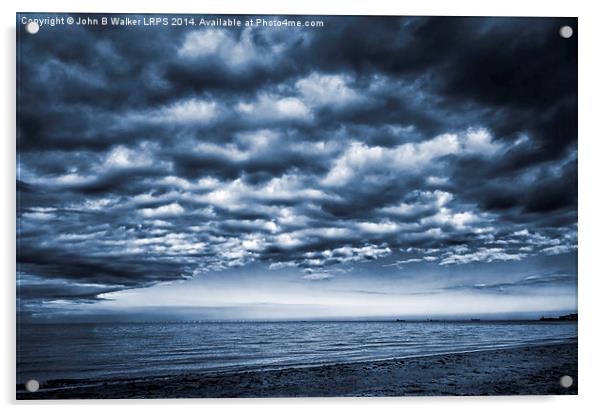 Storm Clouds Gathering Acrylic by John B Walker LRPS