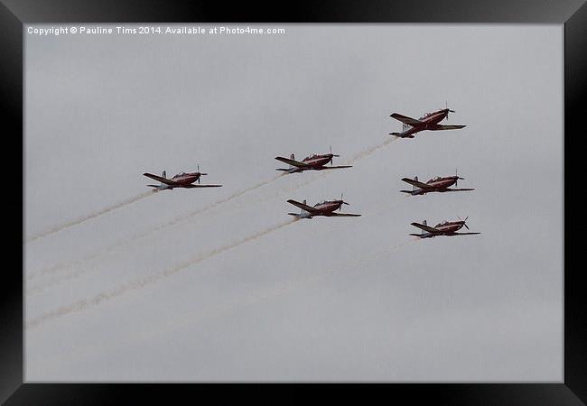 Roulettes Framed Print by Pauline Tims