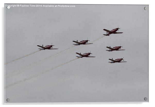 Roulettes Acrylic by Pauline Tims