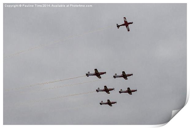 Roulettes 2 Print by Pauline Tims