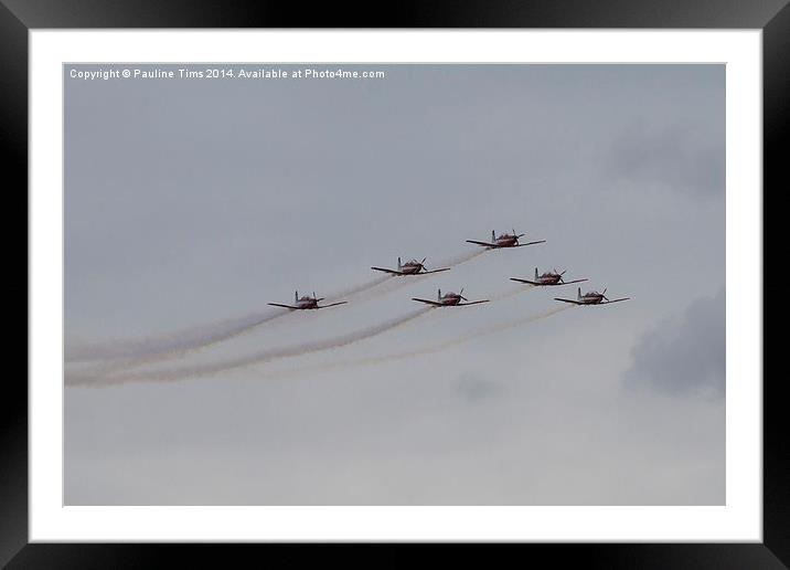 Roulettes at Point Cook Framed Mounted Print by Pauline Tims