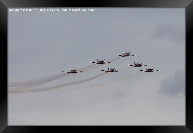 Roulettes at Point Cook Framed Print by Pauline Tims
