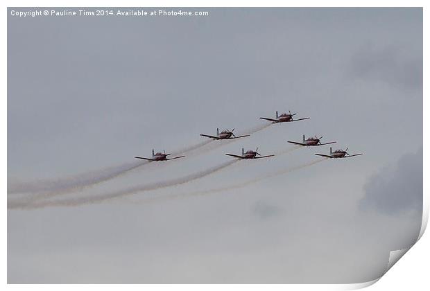 Roulettes at Point Cook Print by Pauline Tims
