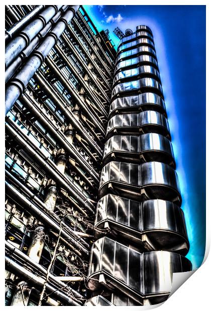 Lloyds of London Building Print by David Pyatt