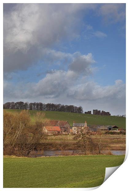 Goodrich Castle I Print by David Tinsley