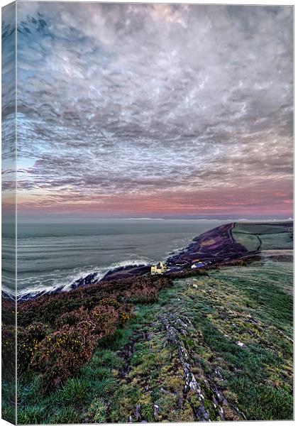 Baggy Point Canvas Print by Dave Wilkinson North Devon Ph