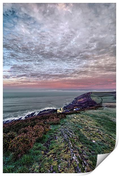 Baggy Point Print by Dave Wilkinson North Devon Ph
