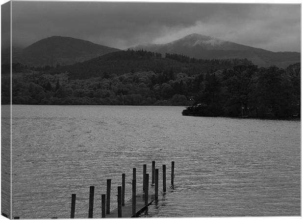 Troubled Waters Canvas Print by Stephen Brown