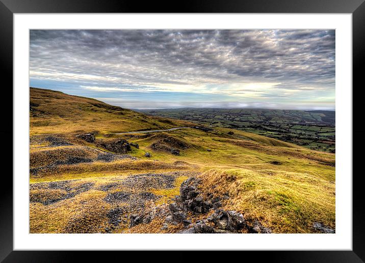 Brecon Beacons Framed Mounted Print by Simon West