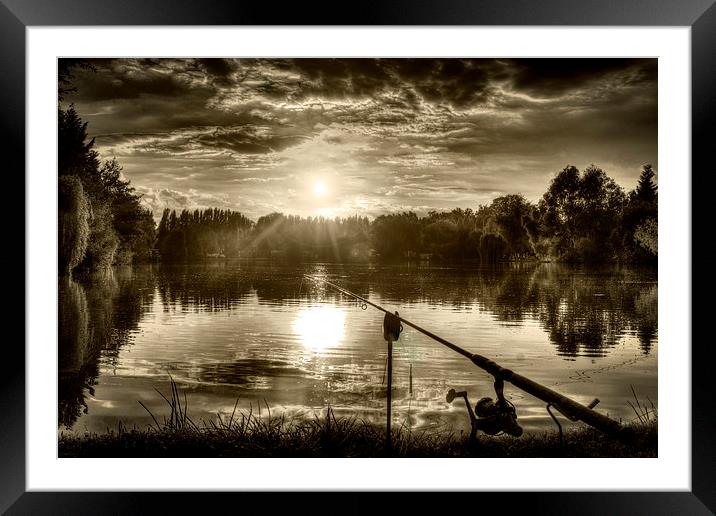 Perfect end to the day Framed Mounted Print by stewart oakes