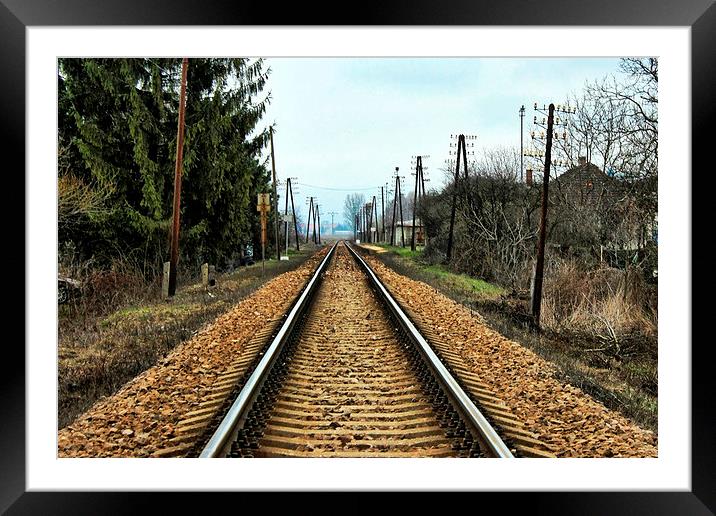 Slovakian Railway Framed Mounted Print by Richard Cruttwell